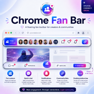 Creator Studio Chrome Fan Bar