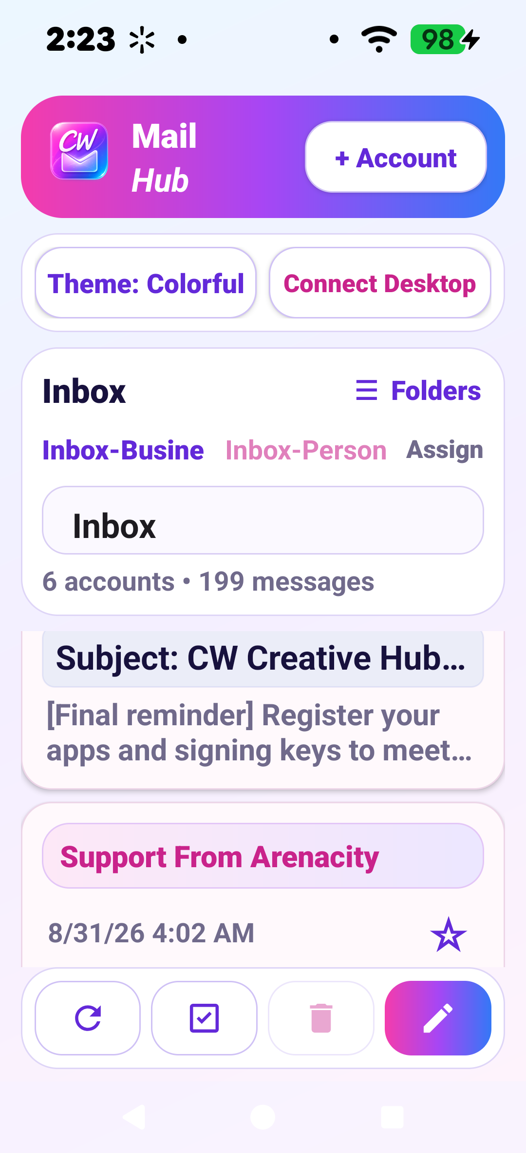 CW_Mail_Hub - Android - Image 2