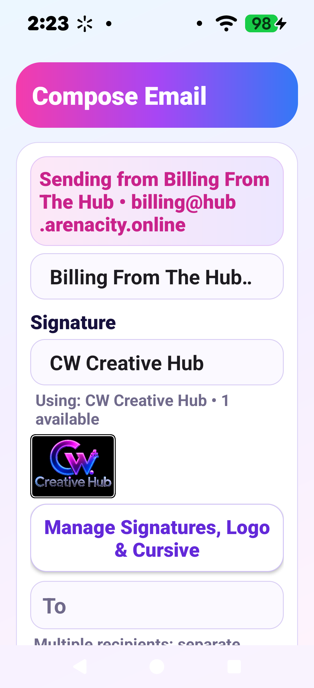 CW_Mail_Hub - Android - Image 4